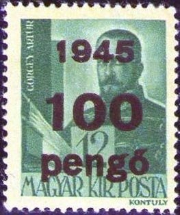 Stamp, Artúr Görgey (1818-1916) Honvéd general, Hungary,  , Generals