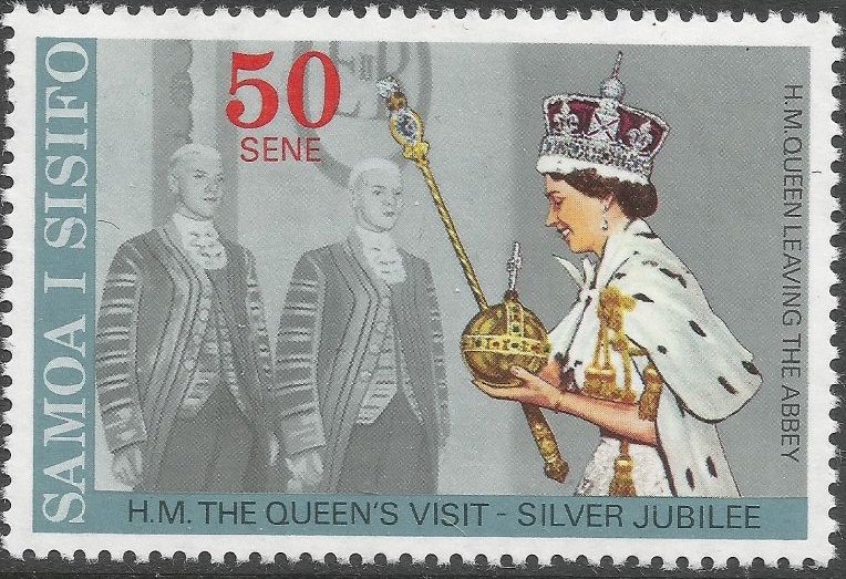 Queen leaving Westminster Abbey