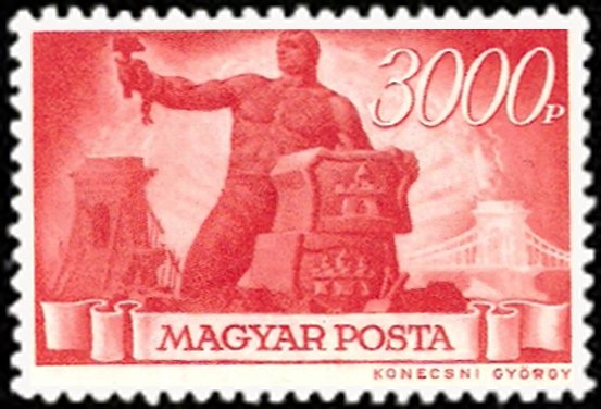 Worker with hammer and broken chain