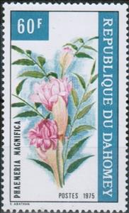 Stamp, Phaemeria Magnifica, Dahomey,  , Flowers