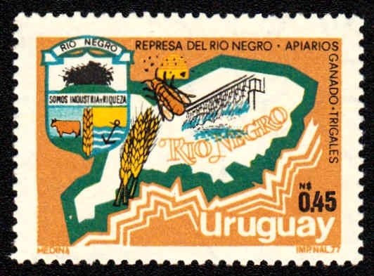 Map and arms of Rio Negro
