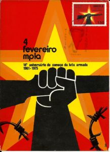 Maxi Cards, Star and hand holding rifle, Angola,  , Weapons, Stars, Liberations, Freedom Fighters, Revolutions, Political parties, Maximum Cards