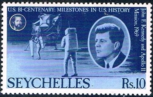 Kennedy and Apollo 11 moon landing 1969