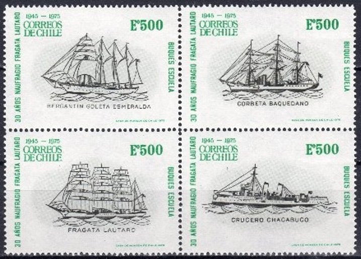 Corvette "General Baquedano",  frigate "Lautaro", cruiser "C