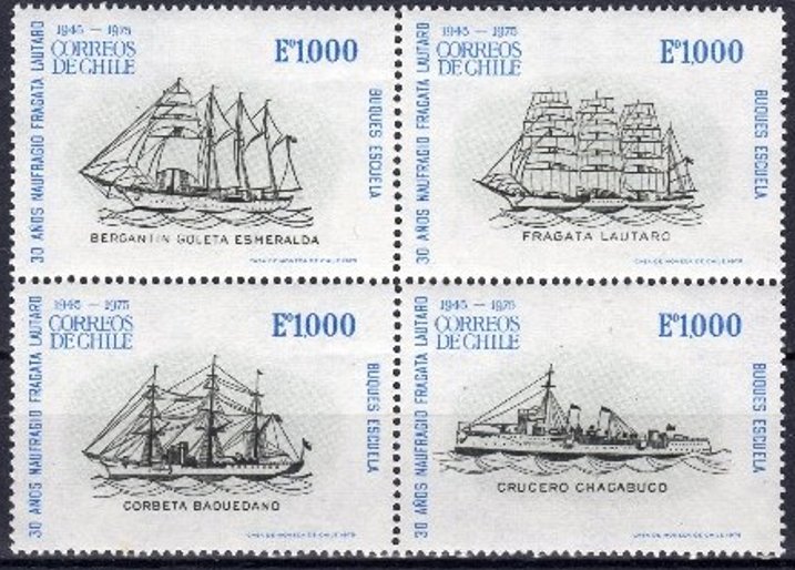 Corvette "General Baquedano",  frigate "Lautaro", cruiser "C