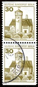 Se-tenant, Ludwigstein, Werra valley, Berlin,  , Castles