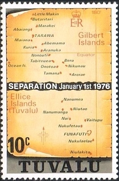 Separation Gilbert/Ellice Islands