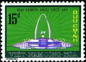 Stamp, Monument, Vietnam, South,  