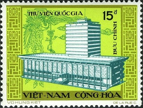 Library, right facade and Phoenix