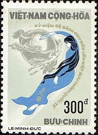 UPU Emblem and Woman