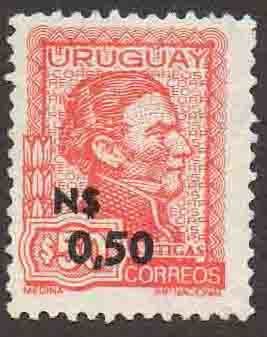 General Artigas overprinted