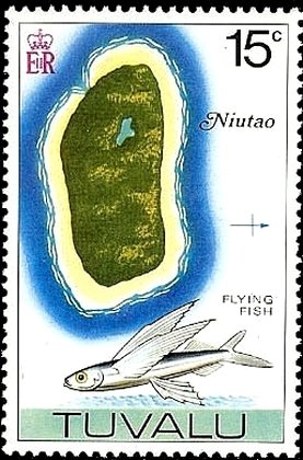 Niutao and Flying Fish (Cypselurus melanurus)