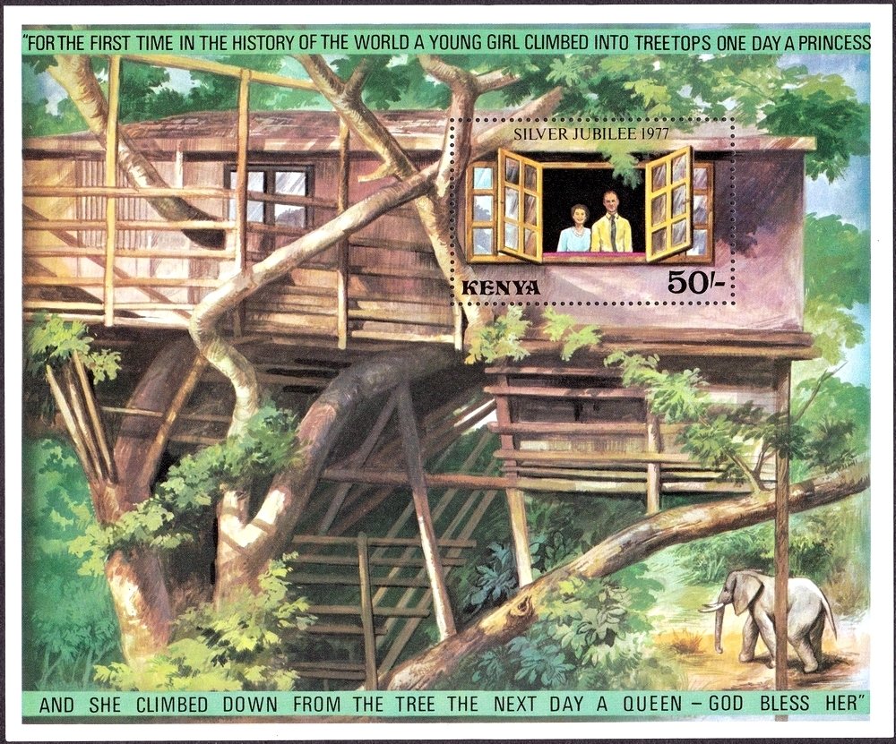 Queen Elizabeth II in the Tree Hotel