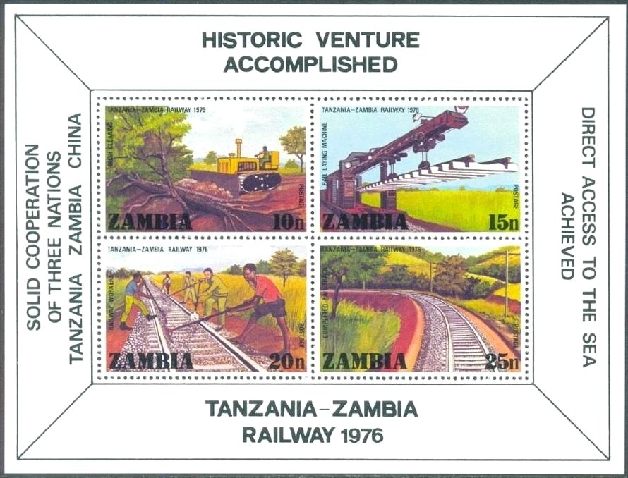 Completion of Tanzania-Zambia Railroad.