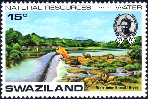 Weir over Komati river