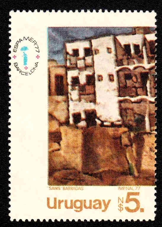 Painting "Sans" by Barradas, left side
