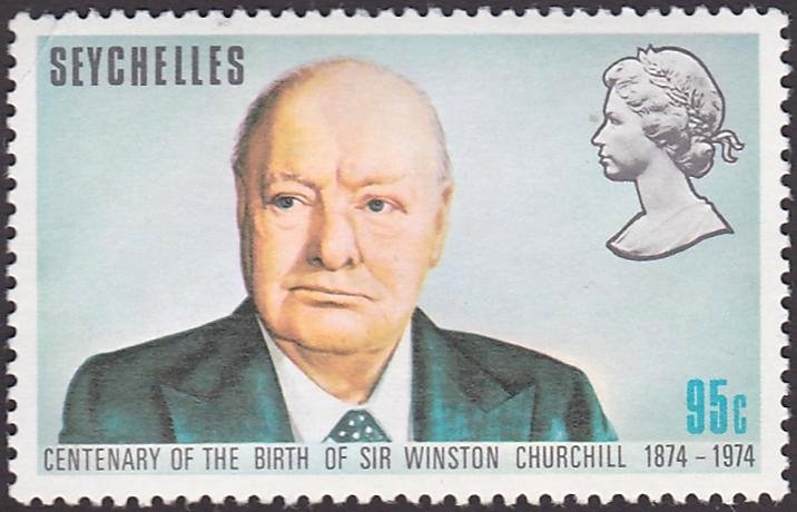 Sir Winston Churchill (1874-1965) Front Face