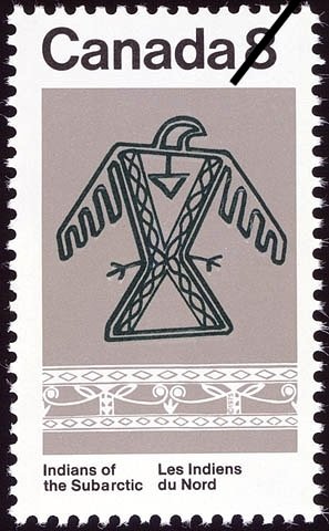 Stamp, Indians of the Subarctic, Canada,  , Culture