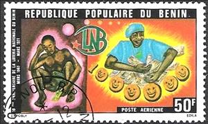 Stamp, Lottery winner, Benin,  