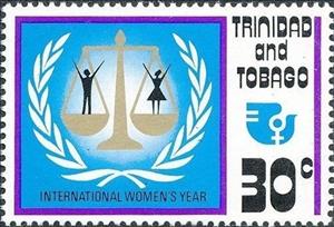 Stamp, Symbol of equality, Trinidad and Tobago,  