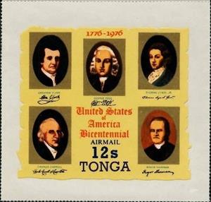 Stamp, Clark, Ross, Lynch, Carroll, Sherman, Tonga,  