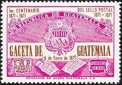 Newspaper „Gaceta de Guatemala“