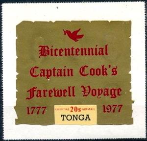 Stamp, The 200th Anniversary of Captain Cook's Last Voyage, Tonga,  , Explorers