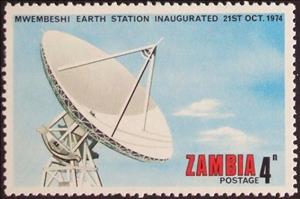 Stamp, Telescope, Zambia,  