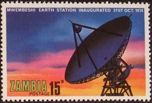 Stamp, Telescope, Zambia,  