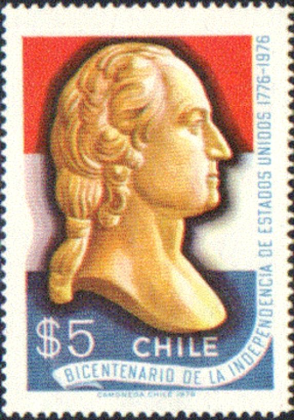 Bust of George Washington (1732-1799), first president of th