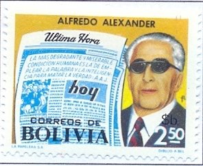 Alfredo Alexander, founder of the newspaper "Hoy" and "Ultim