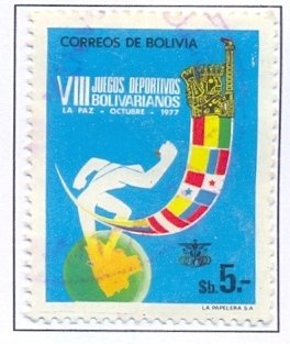 Flags of the participating countries, athletes across the gl