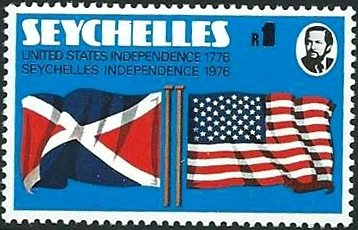 Flags of Seychelles and US