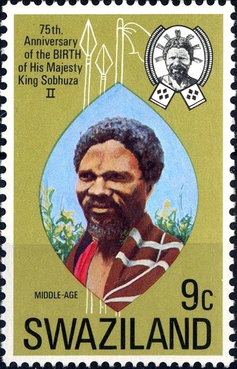 Sobhuza as middle-aged man