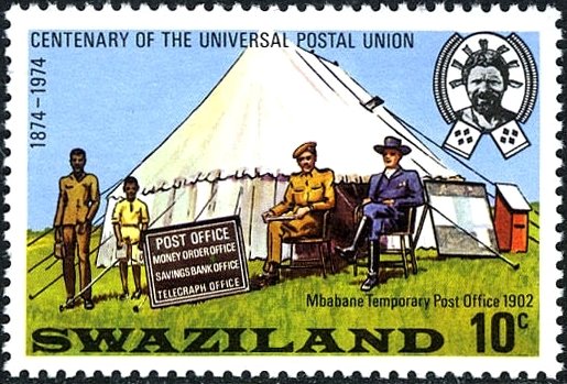 Mbabane temporary P.O., 1902