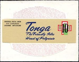 Stamp, Band, list of member countries of the UPU, Tonga,  