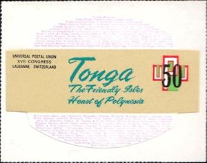 Stamp, Band, list of member countries of the UPU, Tonga,  