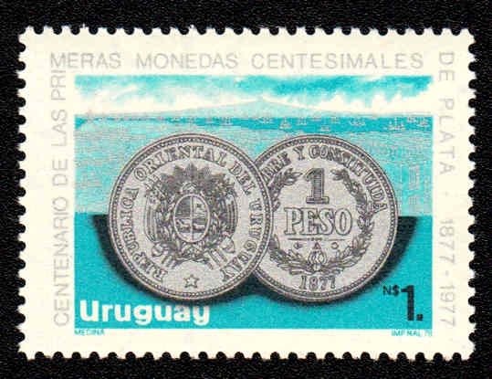 Obverse and reverse of coin (1 peso)