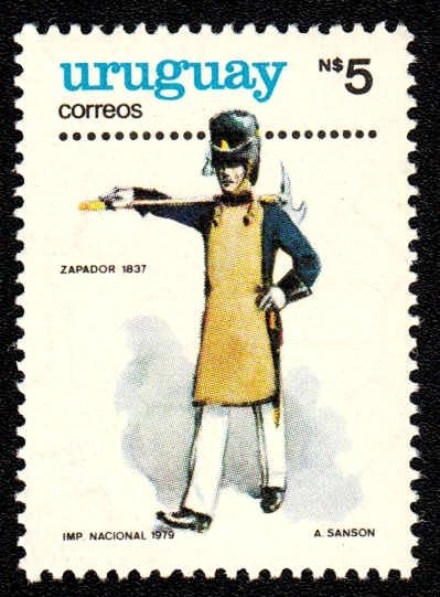 Sapper with pickax, 1837