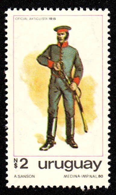 Militia officer, 1815