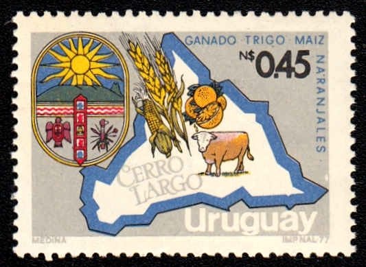 Map and arms of Cerro Largo