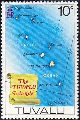 Stamp, Tuvalu Archipelago, Tuvalu,  