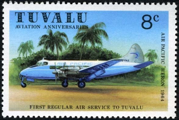 De Havilland D.H.114 Heron 2 DD-FAE of Air Pacific