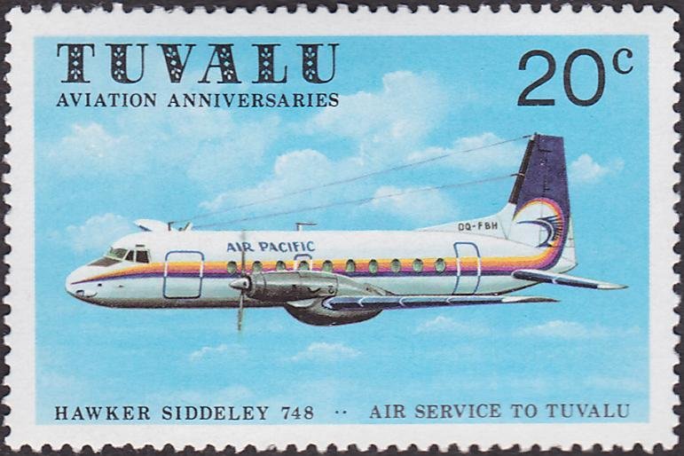Hawker Siddeley H.S.748 DQ-FBH of Air Pacific