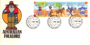 First Day Cover, "Waltzing Matilda" Poem, Australia,  