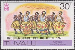 Stamp, Fatele Dance, Tuvalu,  , Dance