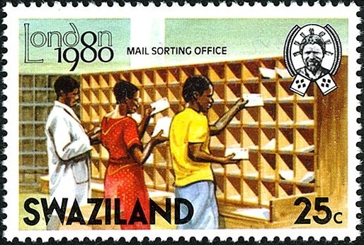 Mail sorting office