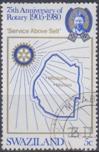 Map of Swaziland