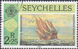 Stamp, Karavelle, 1505, Seychelles,  