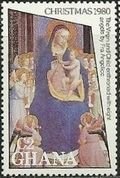 “The Virgin and Child enthroned with Eight Angels”with Four 